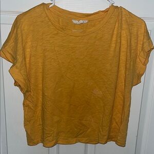 Pink Rose Yellow Short Sleeve Tee